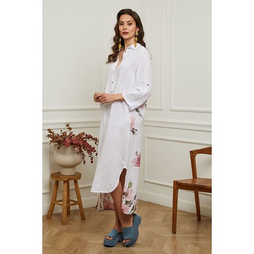 Plume Sukienka &quot;Calora&quot; w kolorze białym Plume L okazja Limango Polska