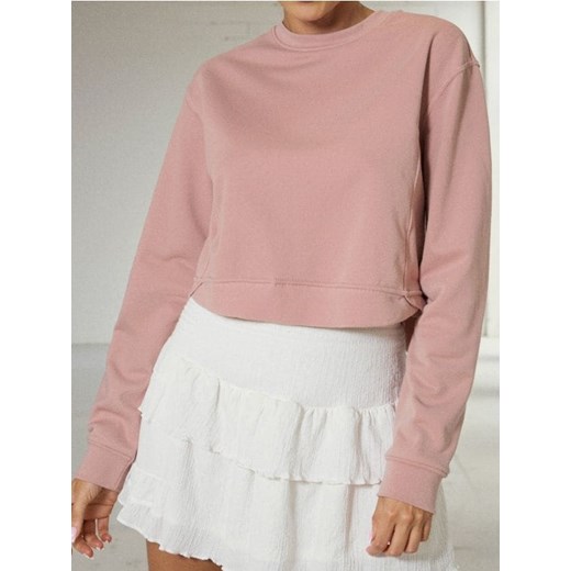 Sinsay - Bluza basic - różowy Sinsay M Sinsay