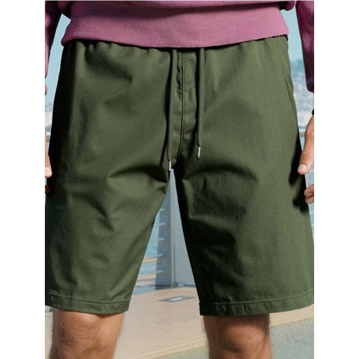 Sinsay - Szorty jogger - khaki ze sklepu Sinsay w kategorii Spodenki męskie - zdjęcie 184276803