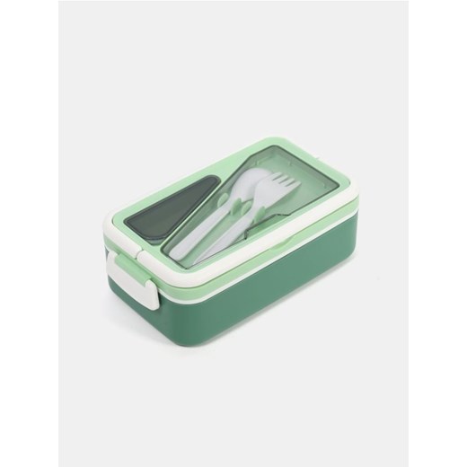 Sinsay - Lunch box ze sztućcami - zielony ze sklepu Sinsay w kategorii Pojemniki kuchenne - zdjęcie 184276821