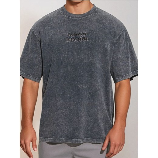 Sinsay - Koszulka - szary ze sklepu Sinsay w kategorii T-shirty męskie - zdjęcie 184276950