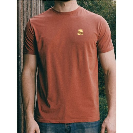 Sinsay - Koszulka - czerwony ze sklepu Sinsay w kategorii T-shirty męskie - zdjęcie 184276962