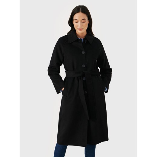 Part Two Płaszcz wełniany Rinna 30306929 Czarny Regular Fit ze sklepu MODIVO w kategorii Płaszcze damskie - zdjęcie 184277672