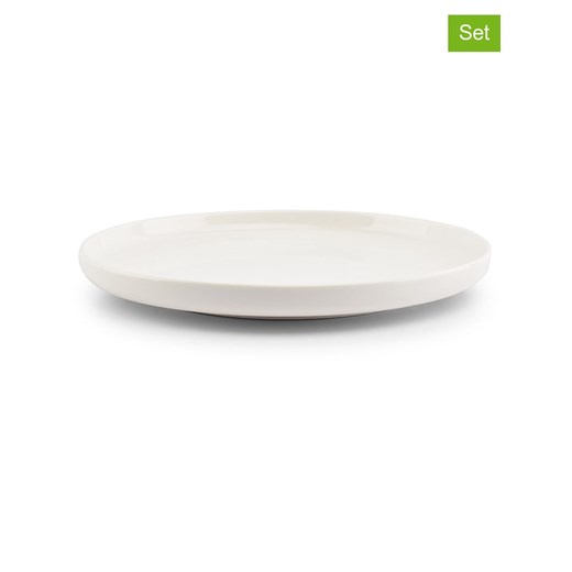 Salt and Pepper Talerze obiadowe (4 szt.) &quot;Nuo&quot; w kolorze białym - Ø 25 cm ze sklepu Limango Polska w kategorii Talerze - zdjęcie 184278480