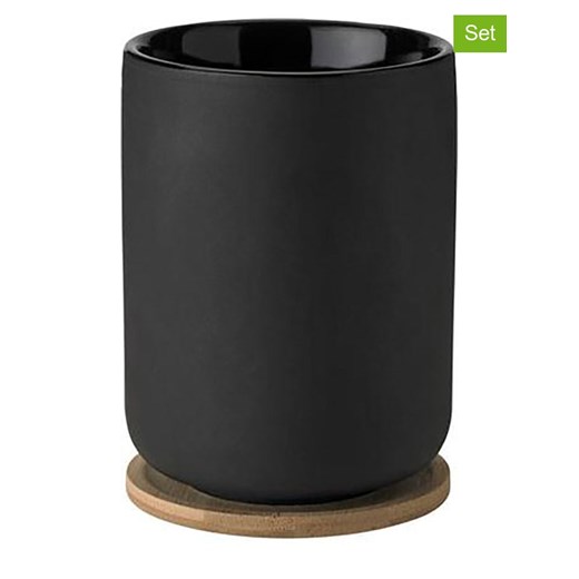 Stelton 2-częściowy zestaw (2 szt.) &quot;Theo&quot; w kolorze czarnym - 250 ml ze sklepu Limango Polska w kategorii Zastawa stołowa - zdjęcie 184278544