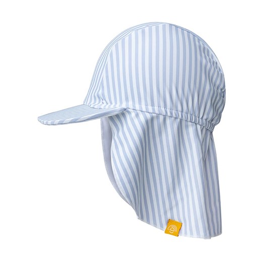 Swim Essentials Czapka &quot;Crosslines&quot; w kolorze błękitnym z ochroną karku ze sklepu Limango Polska w kategorii Czapki dziecięce - zdjęcie 184278590