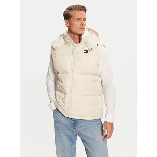 Tommy Jeans Bezrękawnik Alaska DM0DM19538 Beżowy Regular Fit ze sklepu MODIVO w kategorii Kamizelki męskie - zdjęcie 184278882