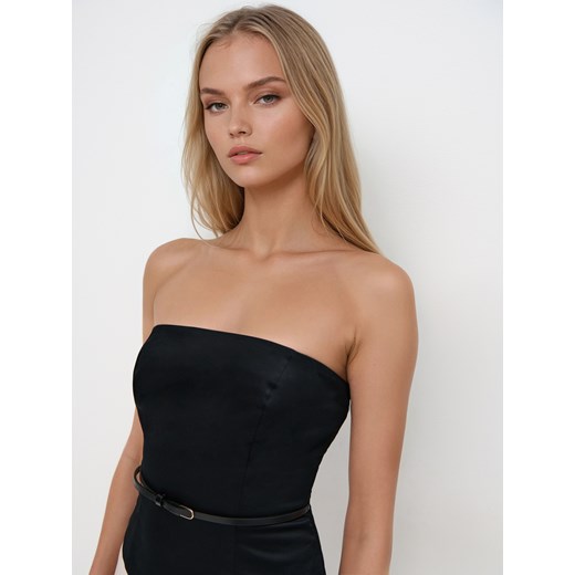 Mohito - Gorsetowy top - czarny ze sklepu Mohito w kategorii Bluzki damskie - zdjęcie 184279051