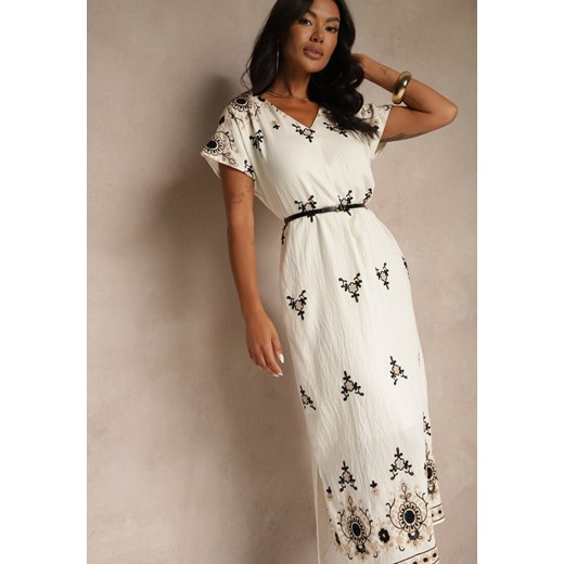 Sukienka Renee luźna z wiskozy 