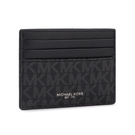 Etui na karty kredytowe MICHAEL Michael Kors Greyson 39F9LGYD2B Czarny ze sklepu eobuwie.pl w kategorii Etui - zdjęcie 184280364