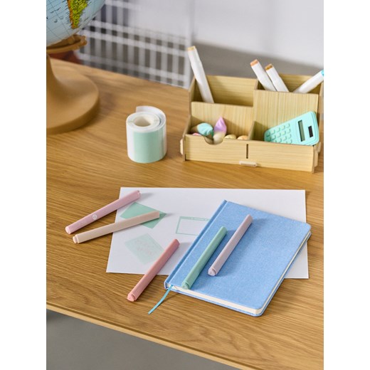 Sinsay - Zestaw: notes i mazaki - granatowy Sinsay One Size Sinsay