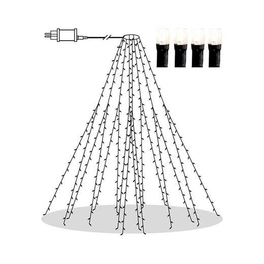 STAR Trading Łańcuch świetlny LED &quot;Crispy Ice White&quot; w kolorze Star Trading onesize Limango Polska promocyjna cena