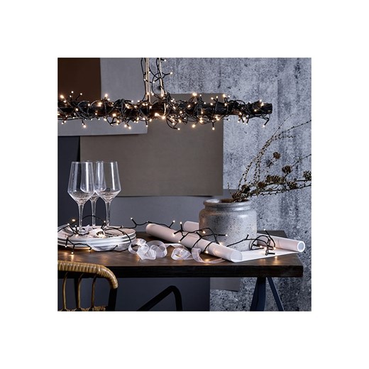 STAR Trading Łańcuch świetlny LED &quot;Crispy Ice&quot; w kolorze czarnym - 280 Star Trading onesize Limango Polska okazja