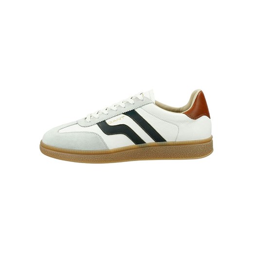 GANT Footwear Skórzane sneakersy w kolorze biało-czarno-szarym ze sklepu Limango Polska w kategorii Trampki męskie - zdjęcie 184281403
