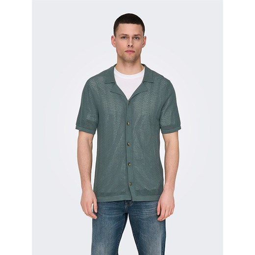 ONLY &amp; SONS Kardigan &quot;Diego&quot; w kolorze turkusowym ze sklepu Limango Polska w kategorii Swetry męskie - zdjęcie 184281443