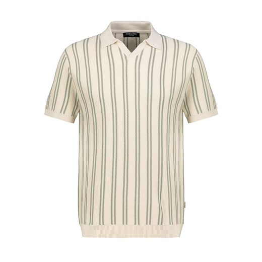 Sublevel Koszulka polo w kolorze beżowo-zielonym ze sklepu Limango Polska w kategorii T-shirty męskie - zdjęcie 184281764