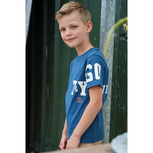 Tygo &amp; Vito Koszulka &quot;Dean&quot; w kolorze niebieskim ze sklepu Limango Polska w kategorii T-shirty chłopięce - zdjęcie 184281874