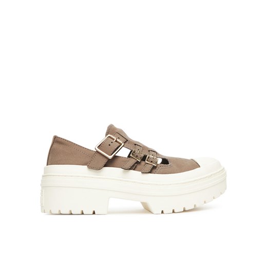 Półbuty Converse Chuck Taylor All Star Lugged Heel Mary Jane Sandal A13552C Zielony ze sklepu eobuwie.pl w kategorii Buty sportowe damskie - zdjęcie 184282010
