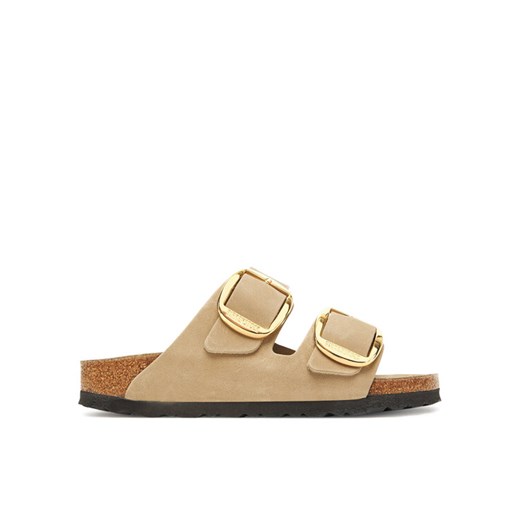 Klapki Birkenstock Arizona Big Buckle Hex 1030395 Brązowy ze sklepu eobuwie.pl w kategorii Klapki damskie - zdjęcie 184282012