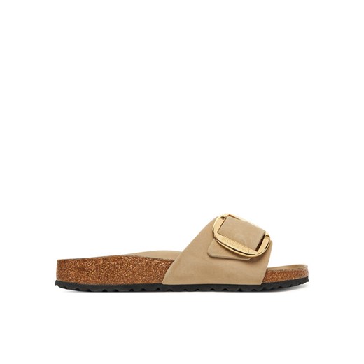 Birkenstock Klapki Madrid Big Buckle Hex 1030467 Brązowy ze sklepu MODIVO w kategorii Klapki damskie - zdjęcie 184282550