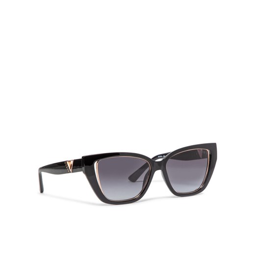 Guess Okulary przeciwsłoneczne GU7816 5401B Czarny ze sklepu MODIVO w kategorii Okulary przeciwsłoneczne damskie - zdjęcie 184282562