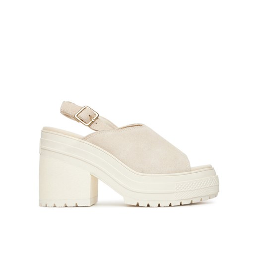 Converse Sandały Chuck 70 De Luxe Heel Mule A15070C Écru ze sklepu MODIVO w kategorii Sandały damskie - zdjęcie 184282612