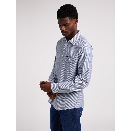 LEE MĘSKA KOSZULA LEE WORKER SHIRT 2.0 INDIGO HICKORY 112349939 ze sklepu YouNeedit.pl w kategorii Koszule męskie - zdjęcie 184283481