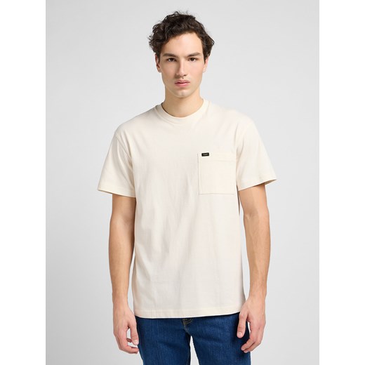 LEE MĘSKA KOSZULKA LEE RELAXED POCKET TEE ECRU 112342986 ze sklepu YouNeedit.pl w kategorii T-shirty męskie - zdjęcie 184283482