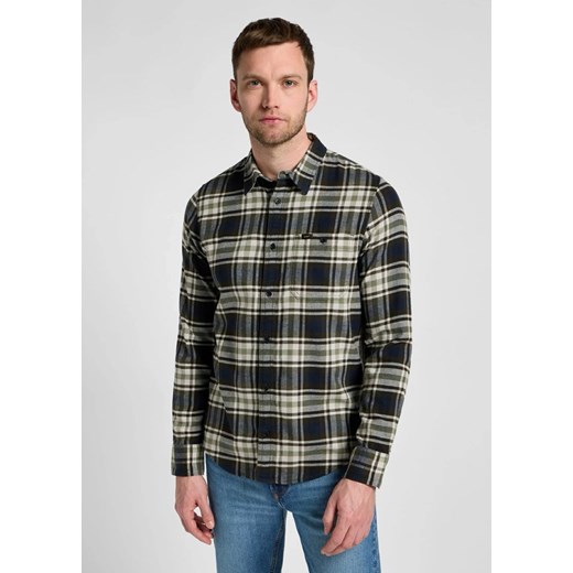 LEE MĘSKA KOSZULA LEE LEESURE SHIRT GREEN 112355701 ze sklepu YouNeedit.pl w kategorii Koszule męskie - zdjęcie 184283593