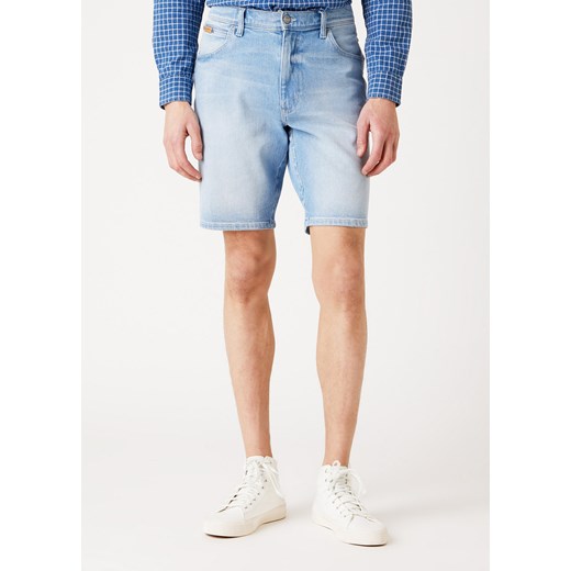 MĘSKIE SZORTY JEANSOWE WRANGLER TEXAS SHORTS CLEAR BLUE W11CZH280 112126021 ze sklepu YouNeedit.pl w kategorii Spodenki męskie - zdjęcie 184283620