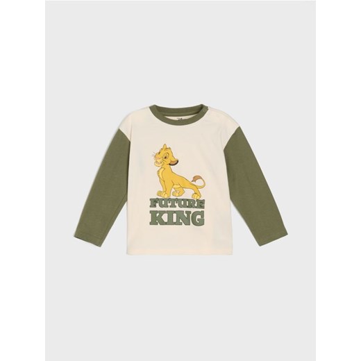Sinsay - Koszulka z długimi rękawami The Lion King - kremowy - id: 733EM-01X - marki Sinsay - 184284082 Sinsay - Koszulka z długimi rękawami The Lion King - kremowy ze sklepu Sinsay w kategorii T-shirty chłopięce - zdjęcie 184284082