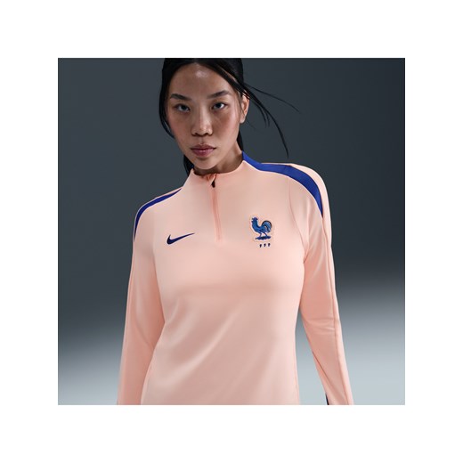 Damska treningowa koszulka piłkarska Nike Dri-FIT FFF Strike - Różowy ze sklepu Nike poland w kategorii Bluzki damskie - zdjęcie 184284154