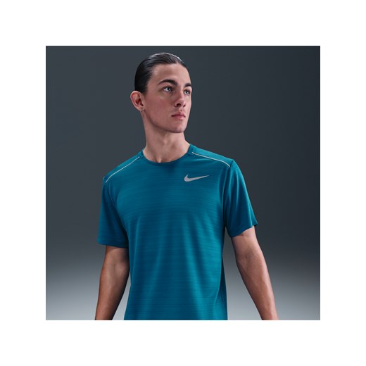 Męska koszulka z krótkim rękawem do biegania Nike Miler - Niebieski ze sklepu Nike poland w kategorii T-shirty męskie - zdjęcie 184284291