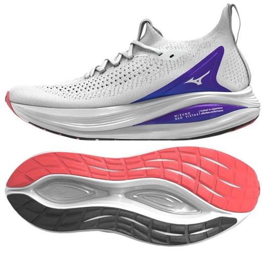 Buty do biegania Mizuno Neo Vista 2 J1GC253401 białe ze sklepu ButyModne.pl w kategorii Buty sportowe męskie - zdjęcie 184285104