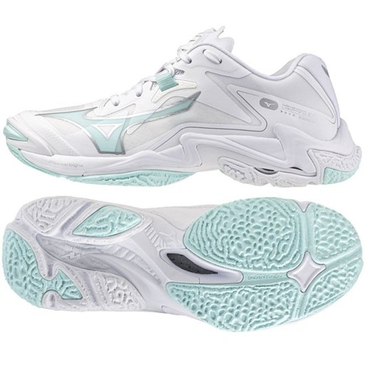 Buty do siatkówki Mizuno Wave Lightning Z8 V1GC240045 białe ze sklepu ButyModne.pl w kategorii Buty sportowe damskie - zdjęcie 184285111