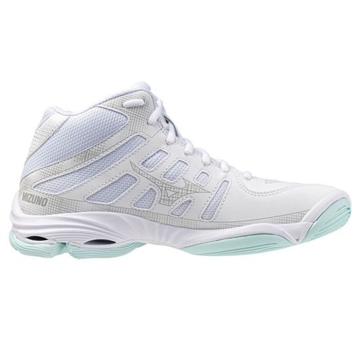 Buty do siatkówki Mizuno Wave Voltage 2 Mid V1GC246545 białe ze sklepu ButyModne.pl w kategorii Buty sportowe damskie - zdjęcie 184285114