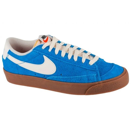 Buty Nike Blazer Low 77 W FQ8060-400 niebieskie ze sklepu ButyModne.pl w kategorii Trampki damskie - zdjęcie 184285411