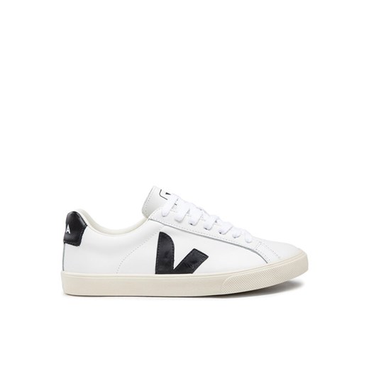 Sneakersy Veja Esplar Logo Leather Extra EO020005A Biały ze sklepu eobuwie.pl w kategorii Trampki damskie - zdjęcie 184286473
