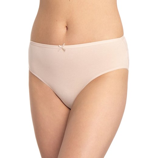 3-pack figi damskie bawełniane plus size L-122BI-61EX, Kolor granatowo-beżowo-czarny, Rozmiar 2XL, LAMA ze sklepu Primodo w kategorii Majtki damskie - zdjęcie 184286730