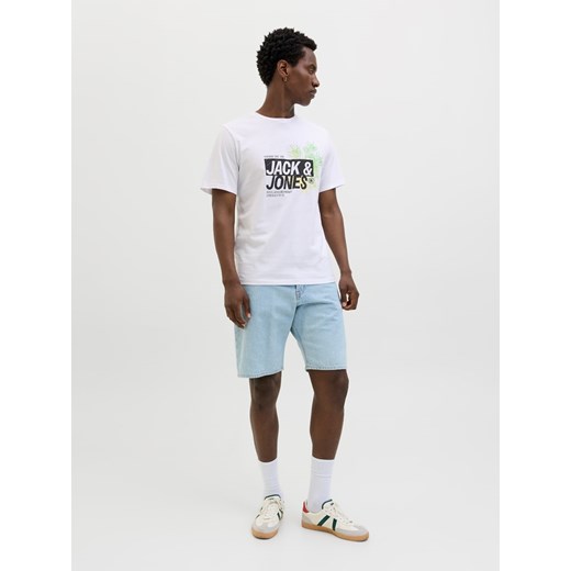 T-shirt męski Jack & Jones z bawełny 