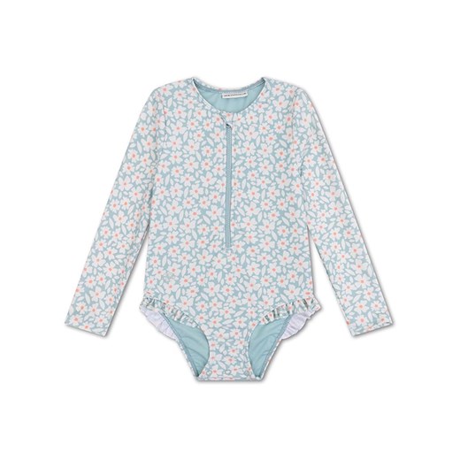 Swim Essentials Strój kąpielowy &quot;Florish&quot; w kolorze błękitnym ze sklepu Limango Polska w kategorii Stroje kąpielowe - zdjęcie 184287043