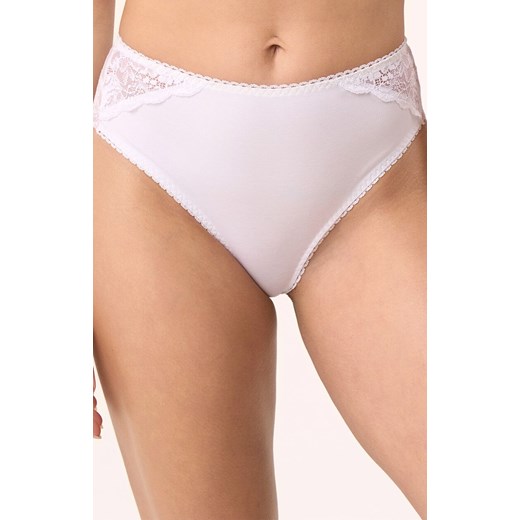 Koronkowe figi damskie białe 213, Kolor biały, Rozmiar S, Babell ze sklepu Intymna w kategorii Majtki damskie - zdjęcie 184287330