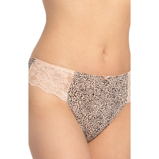 2-pack figi damskie w panterkę L-1586BI, Kolor panterka, Rozmiar L, LAMA ze sklepu Intymna w kategorii Majtki damskie - zdjęcie 184287404