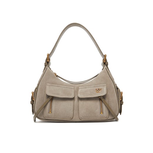 Torebka PINKO Cargo Bag Classic PE 25 PLTT 102794 A29N Szary ze sklepu eobuwie.pl w kategorii Torebki damskie - zdjęcie 184287464
