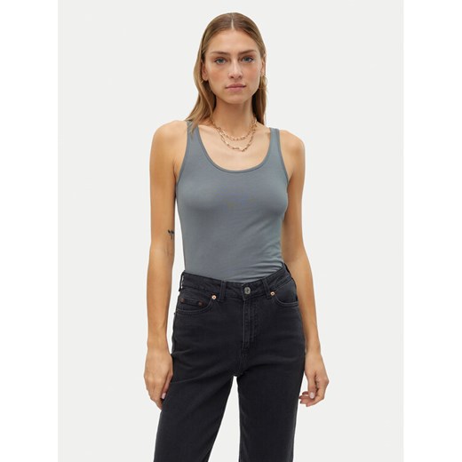Vero Moda Top Maxi 10185110 Szary Regular Fit ze sklepu MODIVO w kategorii Bluzki damskie - zdjęcie 184287943
