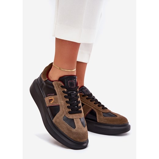 Buty sportowe damskie BIG STAR sneakersy skórzane
