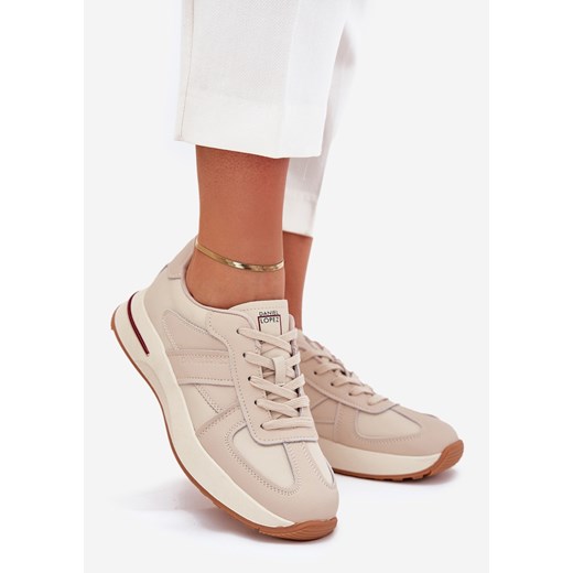 Buty sportowe damskie BIG STAR sneakersy skórzane