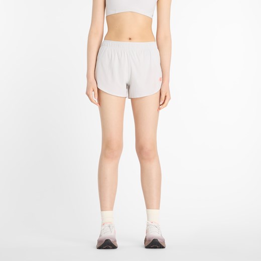 Spodenki damskie New Balance WS51288GYM – szare ze sklepu New Balance Poland w kategorii Szorty - zdjęcie 184289102