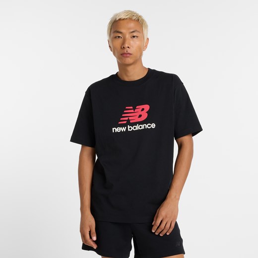 Koszulka męska New Balance MT51500BK – czarna ze sklepu New Balance Poland w kategorii T-shirty męskie - zdjęcie 184289104