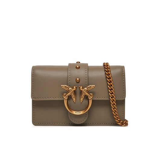 Pinko Torebka Love One Micro C . AI 24-25 PCPL 100064 A0F1 Szary ze sklepu MODIVO w kategorii Kopertówki - zdjęcie 184290550